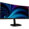 Philips 34b2u3600c 34 curved ultrawide monitor (zwart, hdmi, displayport, 4x usb-a, usb-b, usb-c, rj-45)