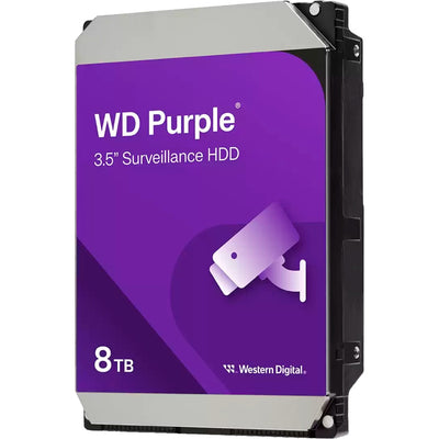 Western Digital Western Western WD85Purz Purple Surveillance HD, 8TB, 3.5, SATA3, 7200 RPM, 256 MB