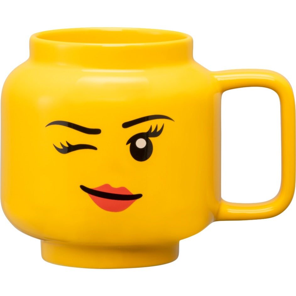 Camera Copenhagen Lego Mug Ceramic Winking Girls Head, Groo
