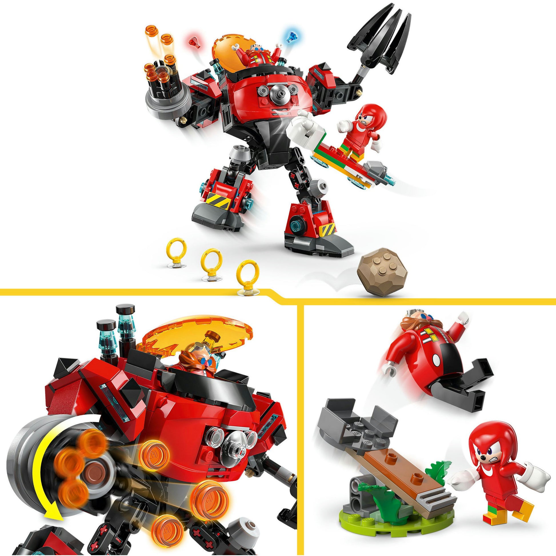 Lego Sonic 77005 Knuckles vs. Dr. Eggman Egg Crusher Mecha