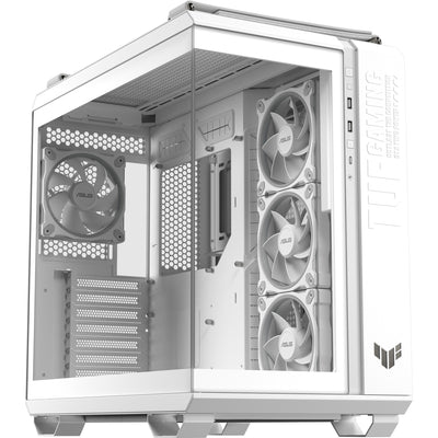 Asus tuf gaming gt502 horizon argb midi tower housing (white | 3x usb-a | 1x usb-c | tempered glass)