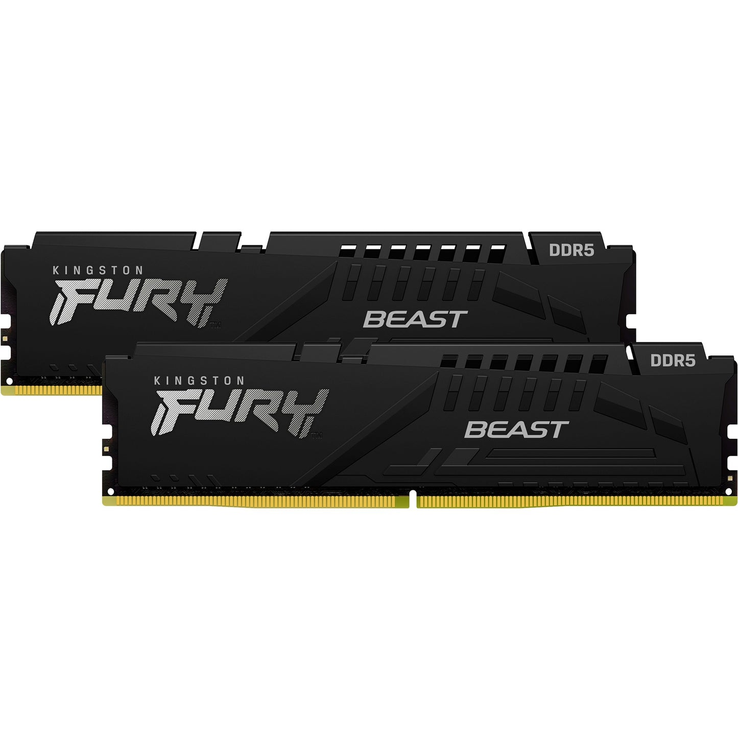 Kingston fury 16 gb ddr5-5600 (2x 8 gb) kit werkgeheugen (zwart, kf556c36bbek2-16, beast, expo)