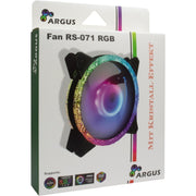 Inter-tech argus rs-071 rgb 120x120x25 case fan (zwart, 120 x 120 x 25 mm, pwm) - afbeelding 5