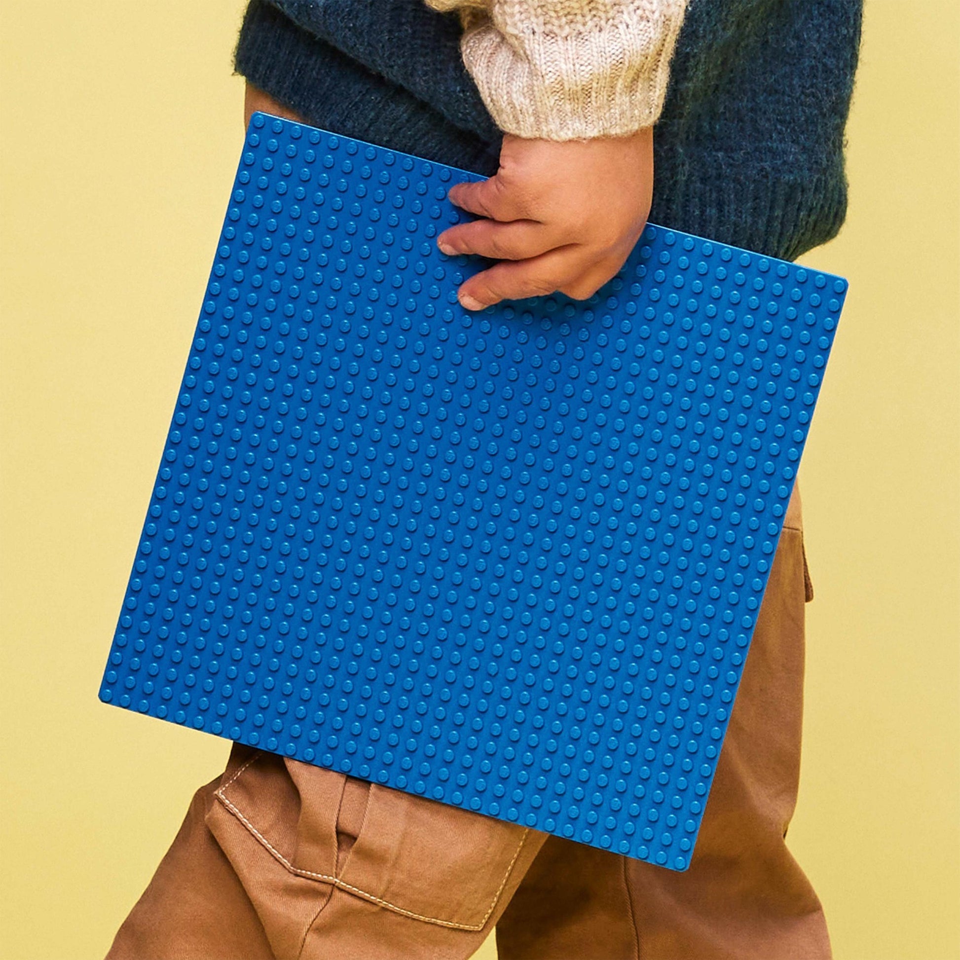 Piatto di edificio blu lego 11025
