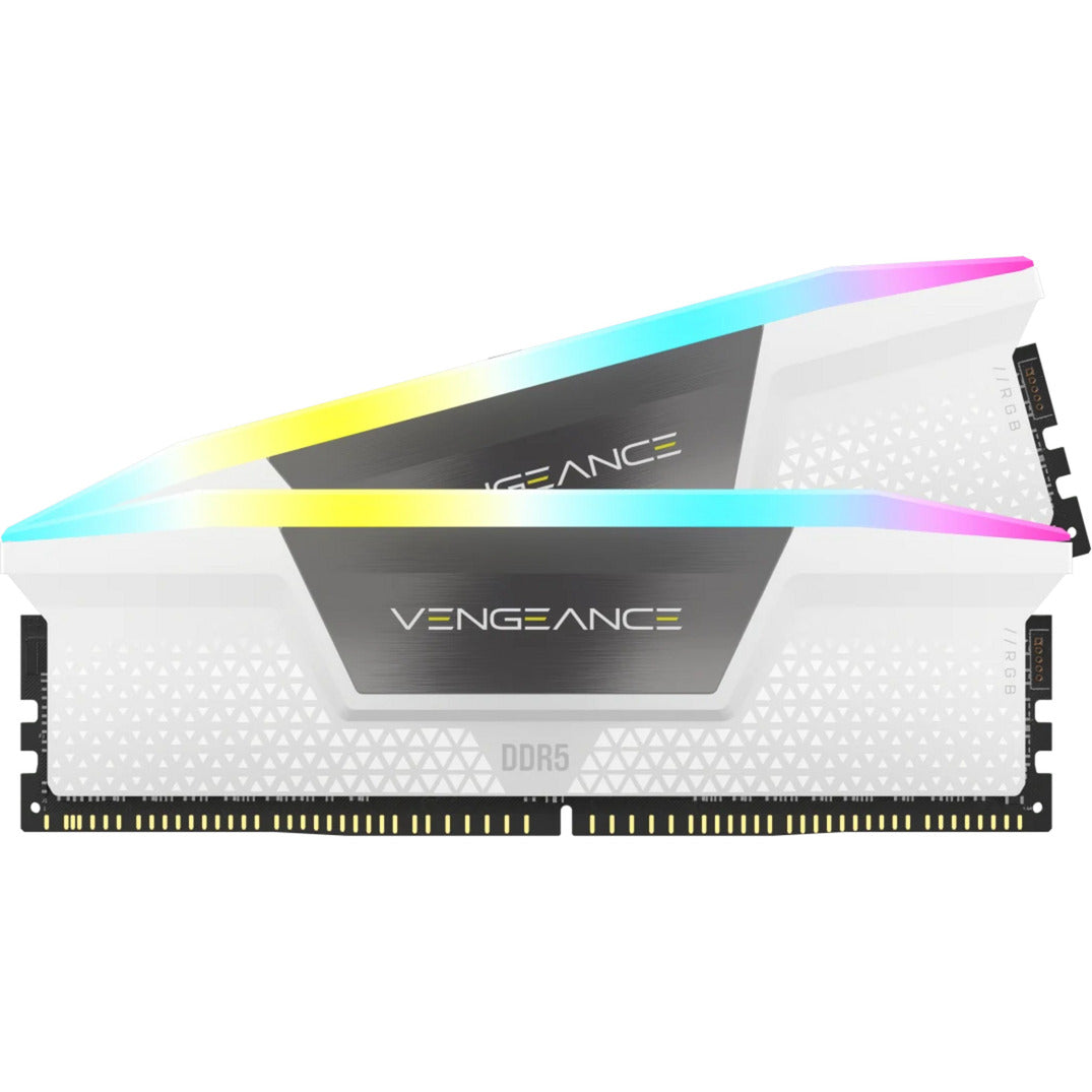 Corsair vengeance rgb ddr5 kit de mejora de luz iluminación led (blanco, cmhlekit2w-d5)