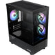 Custodia mini tower Thermaltake view 170 tg argb (nera | 2x usb-a | rgb | vetro temperato)
