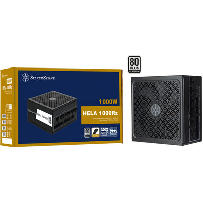 Fuente de alimentación modular Silverstone hela 1000rz de 1000 vatios (negro, 1x 12v-2x6, 5x pcie)