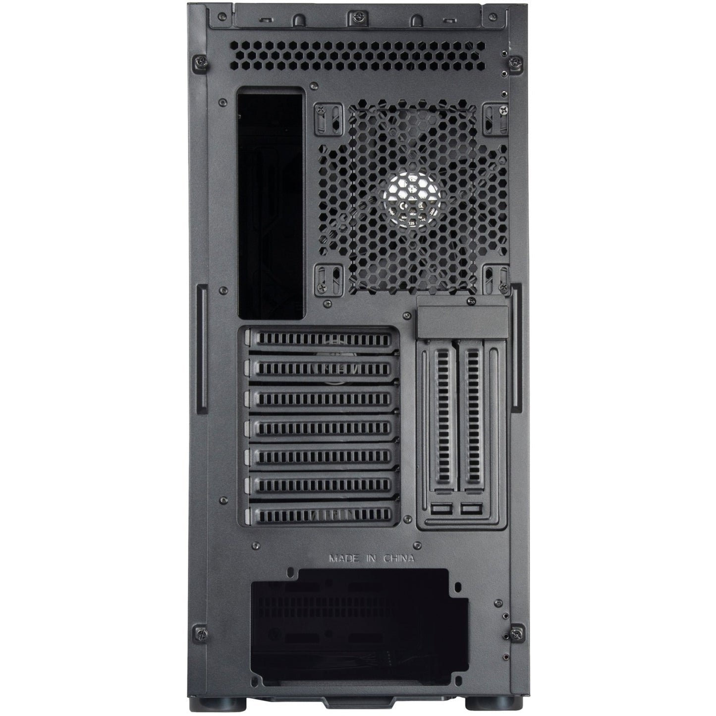 Silverstone sst-sed1-b midi tower behuizing (zwart | 2x usb-a | 1x usb-c)
