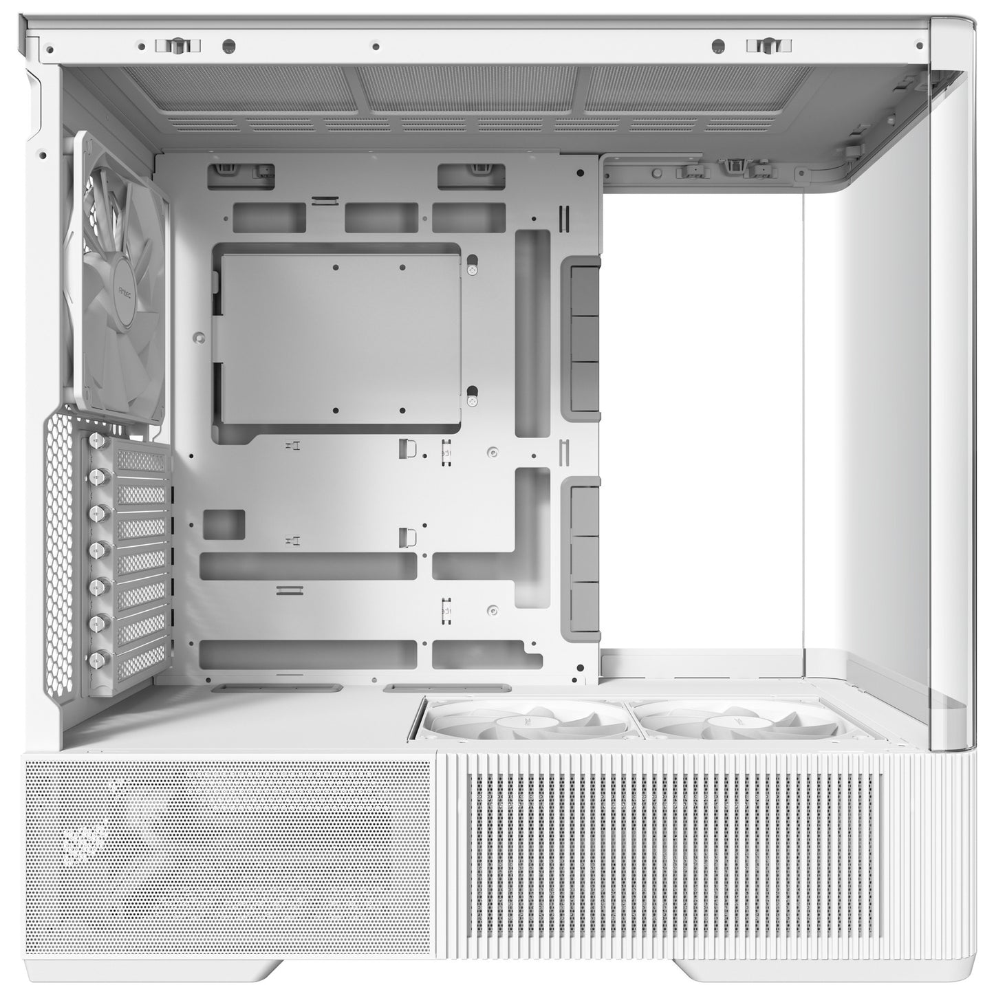 Carcasa de torre midi Antec c6 curve air (blanco | 2x USB-A | 1x USB-C | vidrio templado)