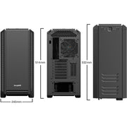 Be quiet! silent base 601 midi tower behuizing (zwart | 3x usb-a) - afbeelding 5