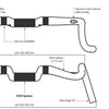 Dada Direction Bend Gera Graver 440 mm POB 31.7 mm de carbono