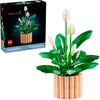 Lego botánicos 11504 flores de lirio de la paz