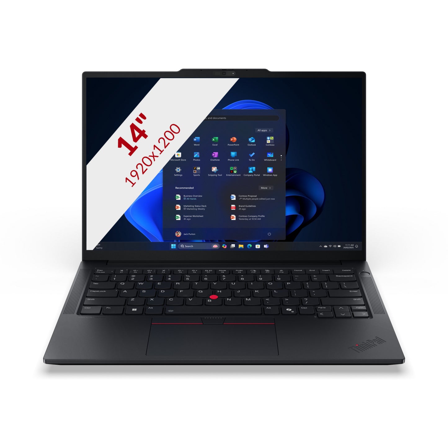 Laptop Lenovo thinkpad e14 gen 7 amd (21t0006qmh) 14 (nero | ryzen 7 250 | radeon 780m | 16 GB | SSD da 512 GB)