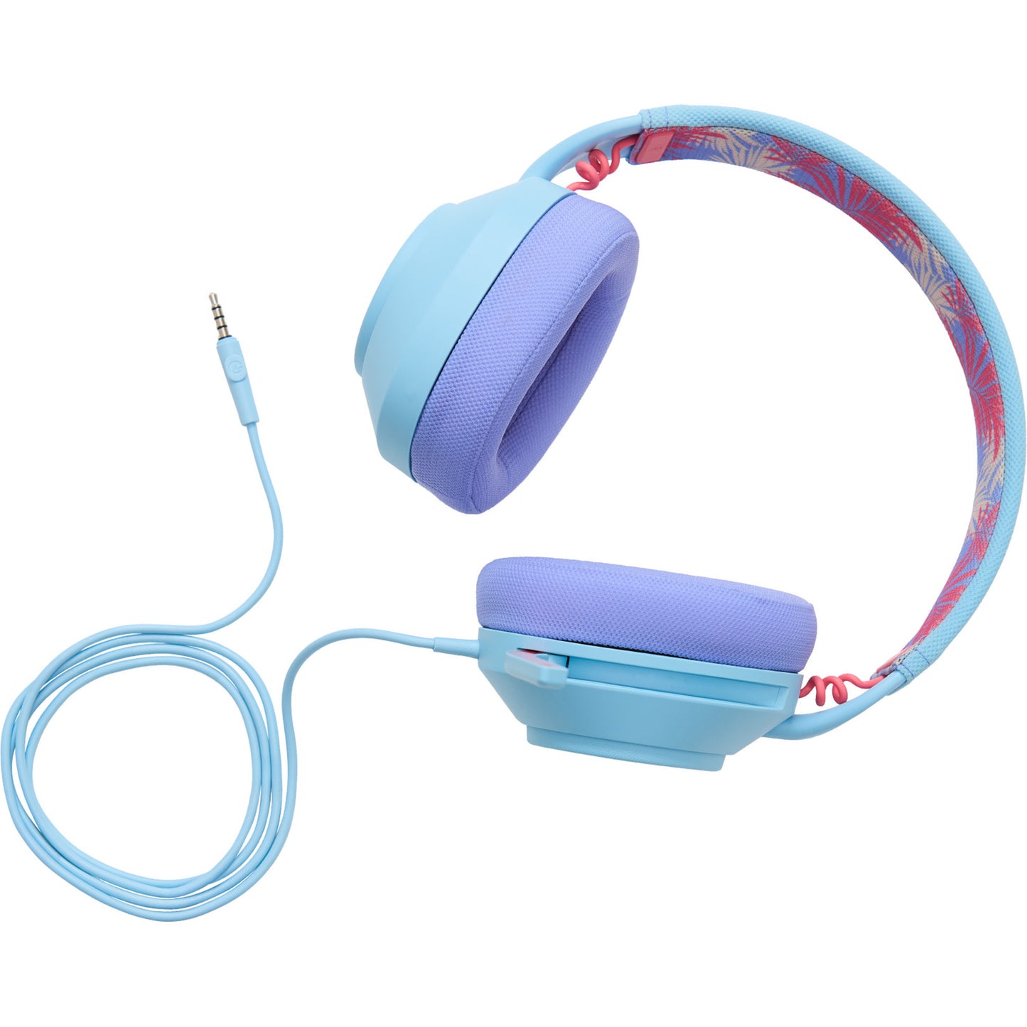 Powera Lucidsound LS10 Cuffie da gioco cablate - Cuffie da gioco over-ear Ocean Waves (Azzurro viola, Playstation 5, Playstation 4, Xbox Series X|s, Xbox One, PC, dispositivo mobile)