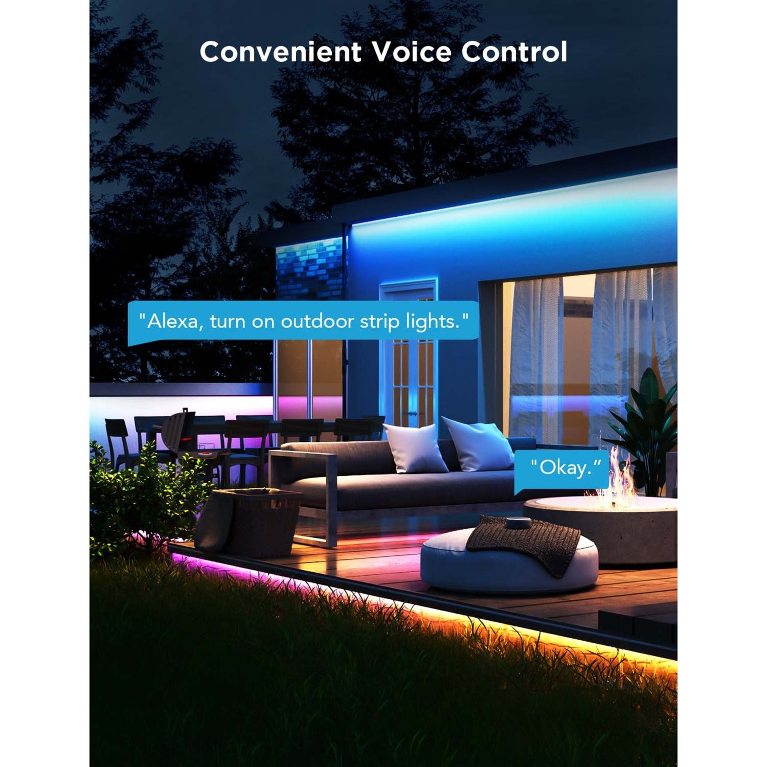 Govee rgbicww outdoor ledstrip (10 meter, 2,4ghz wifi, bluetooth)