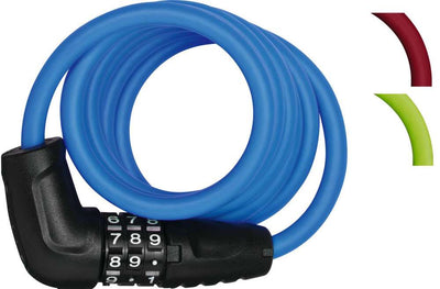 Blocco cavo a spirale ABUS 150 cm blu - blocco figura