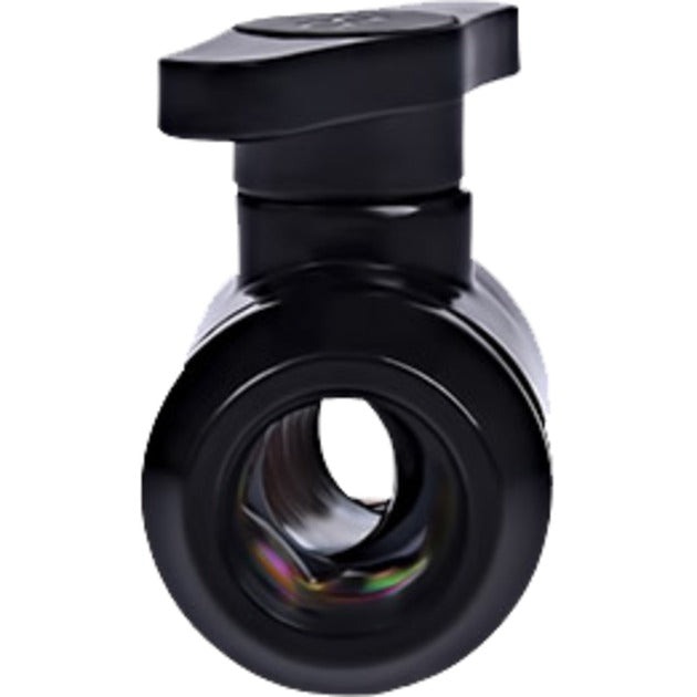 Pieza para grifo con válvula de bola de 2 vías Alphacool eiszapfen (negro)