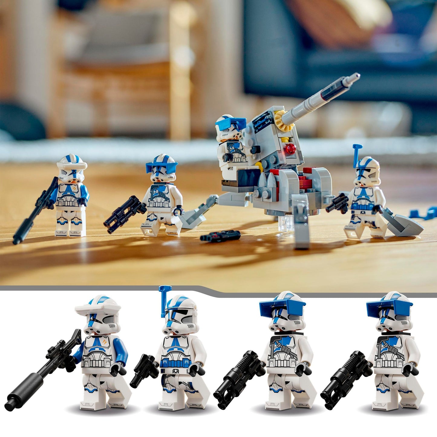 Lego star wars 501st clone troopers battle pack bouwbaar speelgoed met minifiguren - 75345