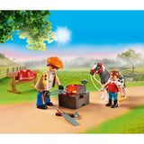 Playmobil country - mobiele hoefsmid constructiespeelgoed (70518) - afbeelding 3