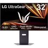 Monitor da gioco LG Ultragear 32GX850A-B 32 4K UHD (Nero, 2x HDMI, DisplayPort, 2x USB-A, 165 Hz 330 Hz)