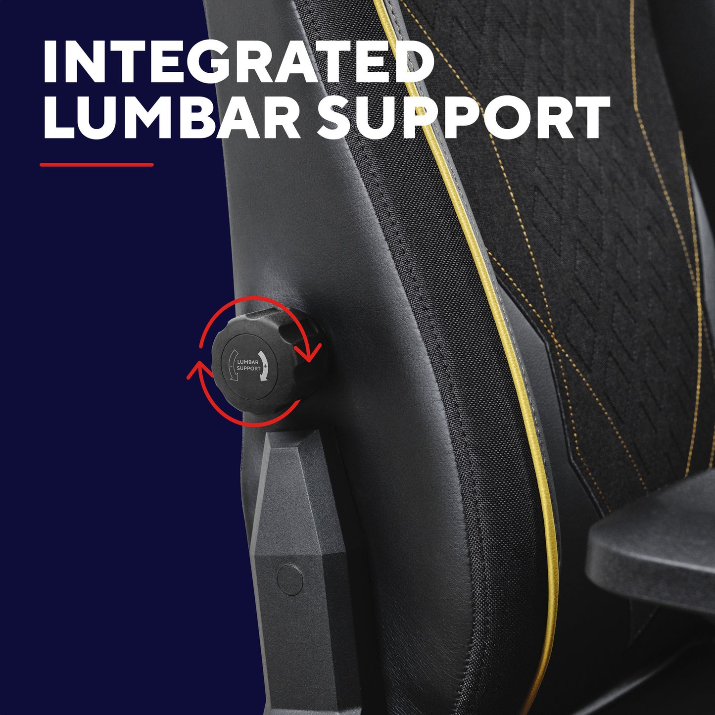 Trust GXT 721 Ruya Pro Premium Comoda sedia da gaming (Nero Giallo)