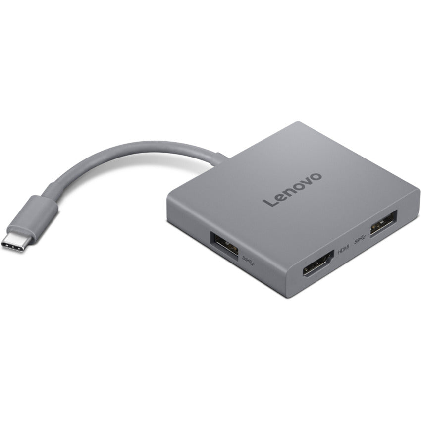 Hub USB Lenovo USB-C 4 in 1 Gen2 Hub (grigio)