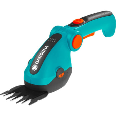 Gardena accu gras- buxusschaar comfortcut li grasschaar (turquoise zwart, incl. li-ion-accu 3,0ah)