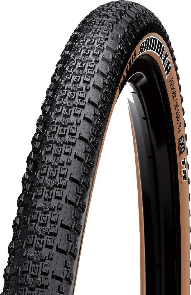 Cubierta plegable maxxis rambler tanwall 28 tr exo dual 60