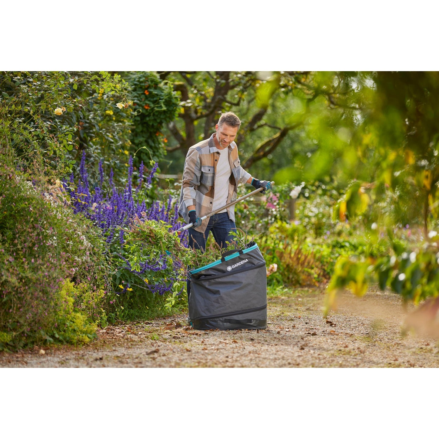 GardenA Garden Waste Pocket Pop-Up Rectangular, Tamaño L