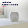 Videocamera per campanello WiFi intelligente Trust doorcam-3000 (bianco nero, WiFi da 2,4 GHz)