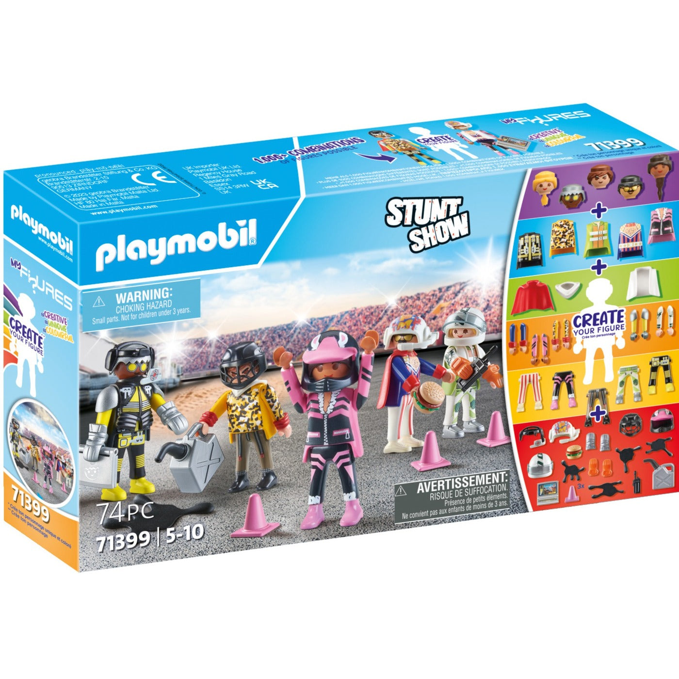 Playmobil my figures - stuntshow constructiespeelgoed (71399)