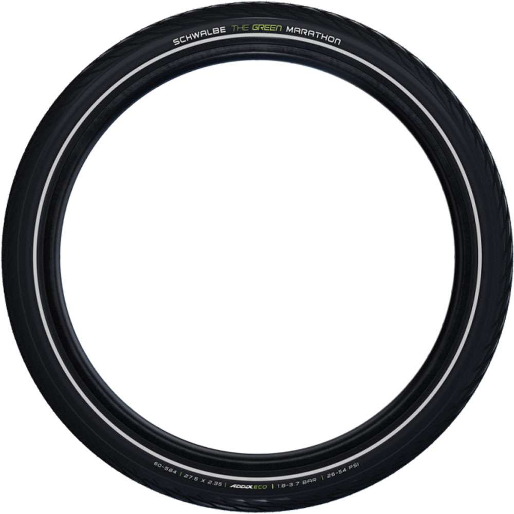 Schwalbe Buitenband Green Marathon GreenGuard 20 x 1.75 47-406mm zwart met reflectie