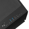 Silverstone sst-fav1mb-pro midi tower behuizing (zwart | 4x usb-a | rgb | window)