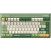 Iqunix og80 camping wireless mechanical keyboard (groen, us lay-out (qwerty), cherry mx red, 80% (tkl), rgb leds, hot-swappable, pbt, 2.4ghz | bluetooth 5.1 | usb-c)