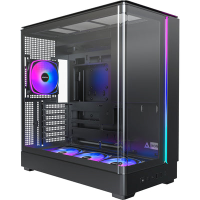 Montech king 45 pro midi tower housing (black | 2x USB-A | 1x USB-C | RGB | window)