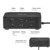 Estación de acoplamiento Club 3D 12-1 USB-C® Quad DisplayLink (negra)