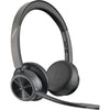 Hp poly voyager 4320 usb-a: auriculares supraaurales certificados por equipos