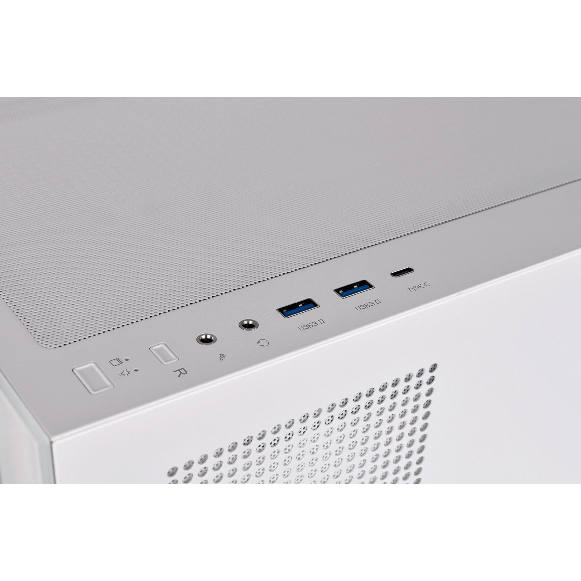 Thermaltake view 270 tg argb - carcasa de torre midi de nieve (blanco | 2x USB-A | 1x USB-C | RGB | vidrio templado)
