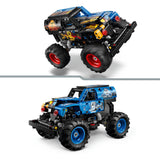 Lego technic 42219 monster jam grave digger vuur en ijs - afbeelding 4