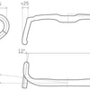 Fsa agx k-wing carbon gravel handlebar