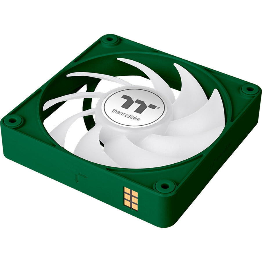 Thermaltake ct120 ex argb sync ventola di raffreddamento per PC racing green (pacchetto da 3 ventole) ventole per case (verde, 3 pezzi, 120 x 120 x 25 mm, pwm)