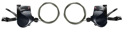 Juego de manetas de cambio con barra plana Shimano Sora SL-R3000 2x9 velocidades