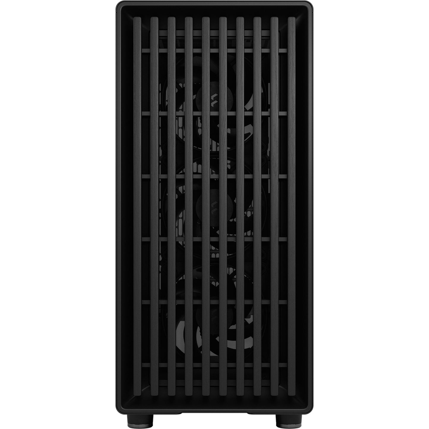 Fractal design north - momentum edition midi tower behuizing (zwart houtkleur | 2x usb-a | 1x usb-c | tempered glass)