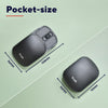 Mouse tascabile portatile e retrattile Trust zylo (nero, 1000 - 2400 dpi)