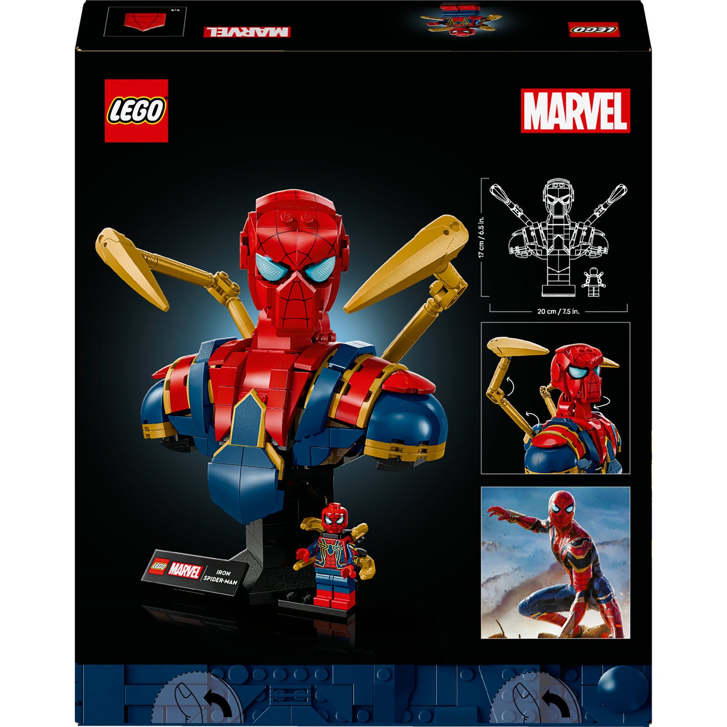 LEGO Super Heroes 76326 Iron Spider-Man Bustio