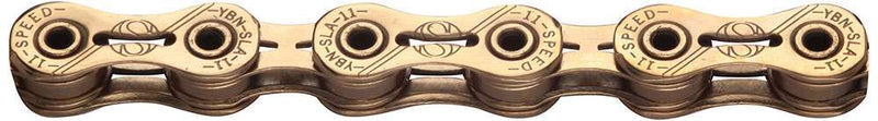 Ybn sla 110 ti-n gold 11-speed chain hollow pin