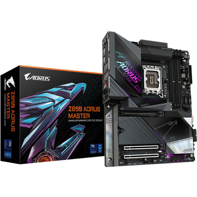 Scheda madre Gigabyte Z890 AORUS Master Socket 1851 (RAID, 10 GB-LAN, Wi-Fi 7, BT, audio, ATX)