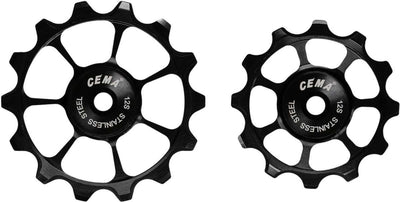 Cema Deraaleur Swies Alu Sram Eagle 12V-RVS-Zwart