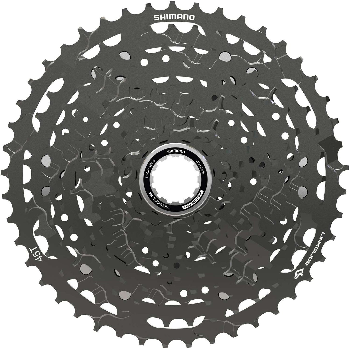 Shimano Cassette Segnali 11V 11-45T CS-LG400 NERO