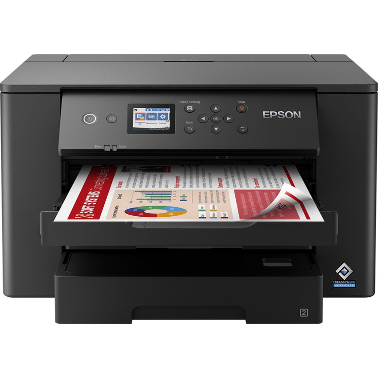 Epson workforce wf-7310dtw inkjetprinter (zwart, lan, wi-fi)